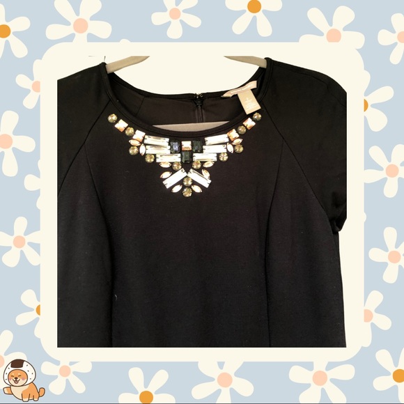 Banana Republic Jewel Neckline Fit and Flare Dress - Picture 8 of 11